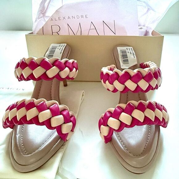 NWT Alexandre Birman Francis 90MM Leather Sandals. Size: 37 (USA size 7) - Picture 6 of 12